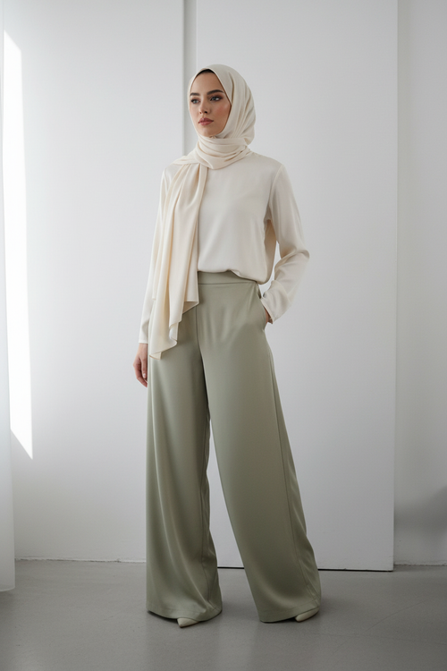 Pantalon porté femme voilée